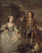 William Hogarth Mike s children oil painting reproduction
